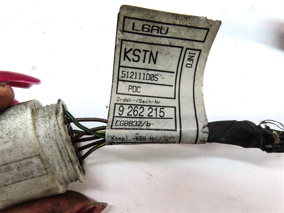 Thumbnail 4: 15 BMW 750LI F01 FRONT PARK ASSIST PDC DISTANCE CONTROL WIRE SENSOR SET/5(Black)
