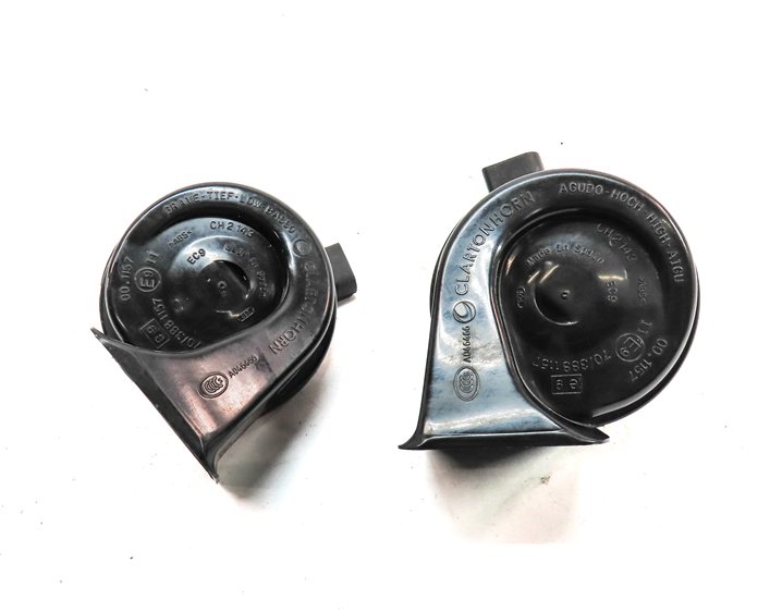 Thumbnail 2: 2009-2017 BMW 6 7 SERIES (F01 F06) HIGH & LOW TONE SAFETY HORN SET 2