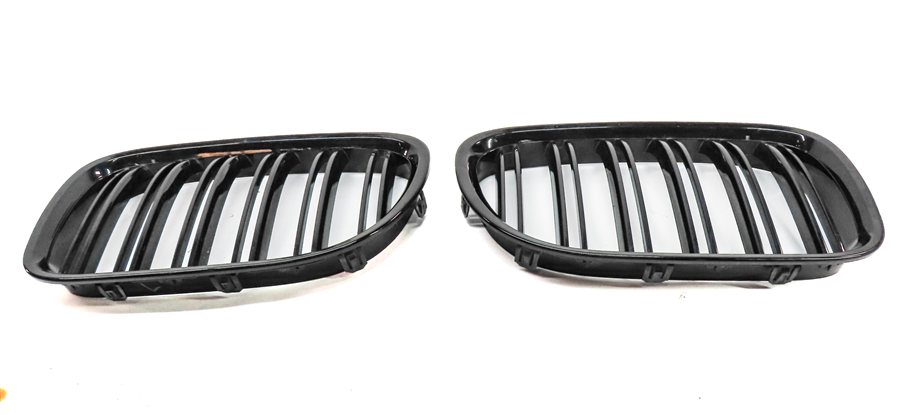 Thumbnail 2: 13-15 BMW 7 SERIES F01 F02 F04 FRONT LEFT & RIGHT HOOD KIDNEY GRILLE SET/2