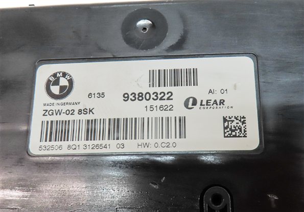 Thumbnail 3: 13-19 BMW 5 / 6 / 7 SERIES (F01 F02 F07 F10 F12) CENTRAL GATEWAY CONTROL MODULE
