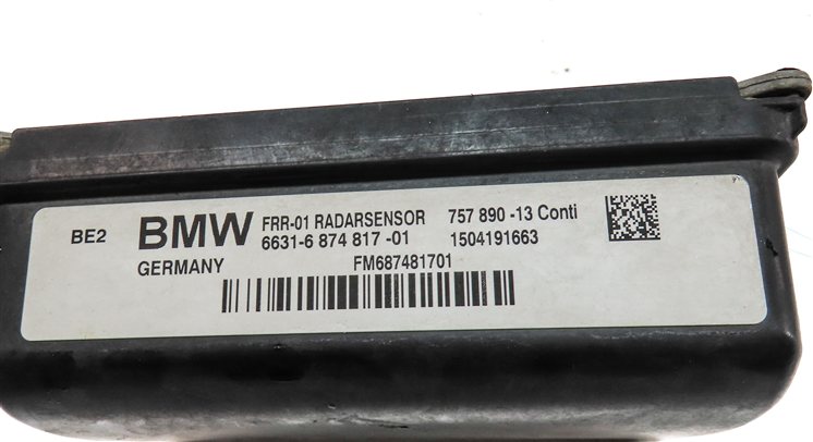 Thumbnail 5: 14-20 BMW 3 4 5 6 7 X3 X4 (F01 F10 F25 F30) ADAPTIVE CRUISE RADAR SENSOR MODULE