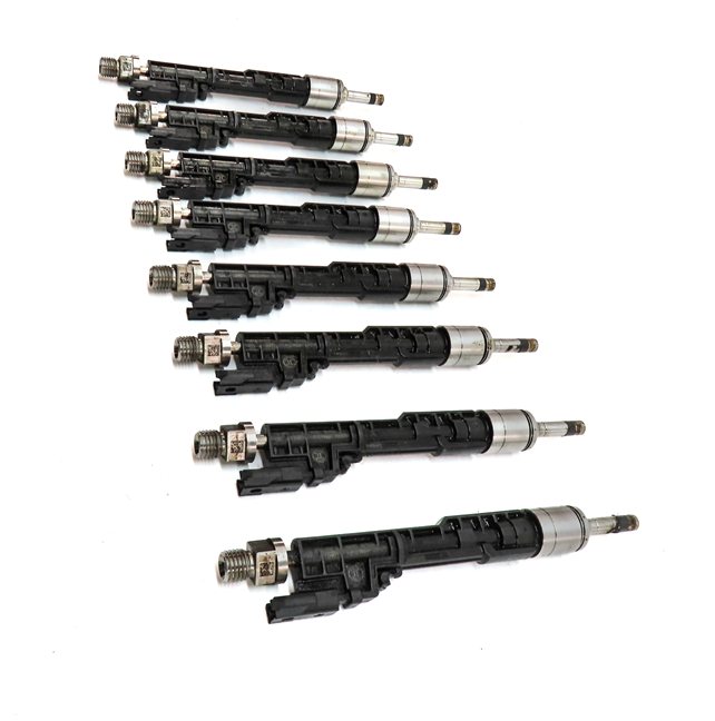 Thumbnail 3: 14-19 BMW 550i 650i 750i M5 M6 X5 X6 X5M X6M 4.4L N63 S63 V8 FUEL INJECTOR SET/8