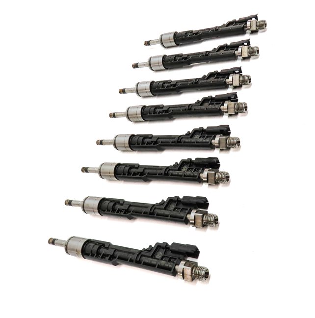 Thumbnail 4: 14-19 BMW 550i 650i 750i M5 M6 X5 X6 X5M X6M 4.4L N63 S63 V8 FUEL INJECTOR SET/8