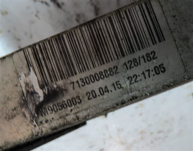 Thumbnail 6: 10-19 BMW 535i 550i 640i 740i 750i 760i (F01 F07 F10) ENGINE OIL COOLER RADIATOR