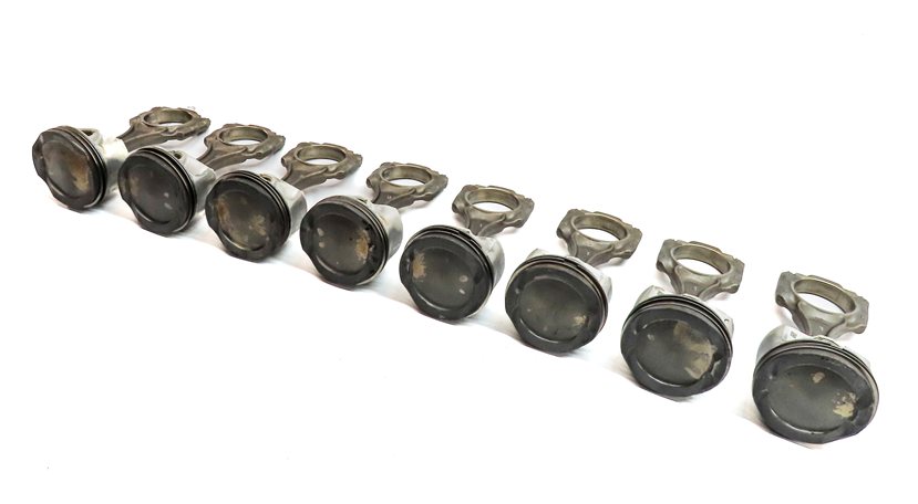 13-18 BMW X5 X6 5 6 7 (F01 F02 F06 F07 F10 F12) 4.4L N63 ENGINE PISTON SET/8