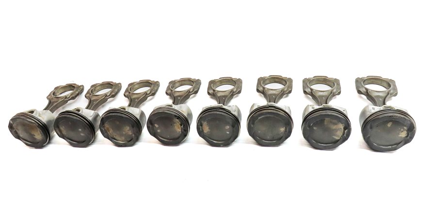 Thumbnail 2: 13-18 BMW X5 X6 5 6 7 (F01 F02 F06 F07 F10 F12) 4.4L N63 ENGINE PISTON SET/8