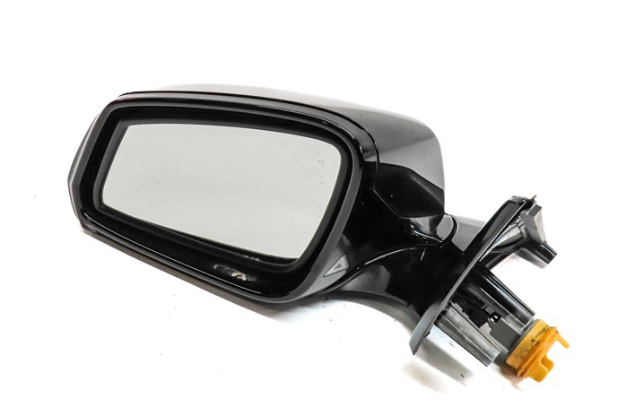 13-15 BMW 7 SERIES F01 LEFT DRIVER DOOR MIRROR PFOLD HEAT AUTODIM CAMERA (Black)