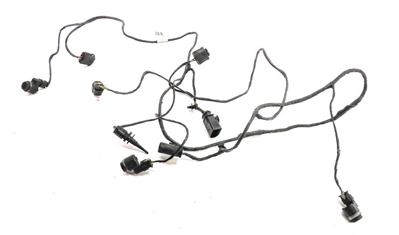 14 BMW X3 (F25) FRONT PARK ASSIST PDC DISTANCE CONTROL WIRE SENSOR SET/4 (BLACK)