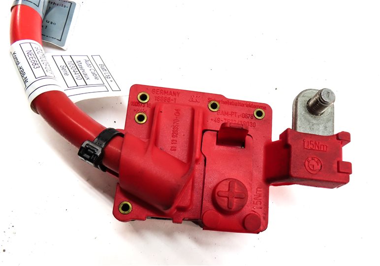 Thumbnail 6: 2014 BMW X3 (F25) 2.0L (N20) ENGINE POSITIVE BATTERY TERMINAL WIRE CABLE
