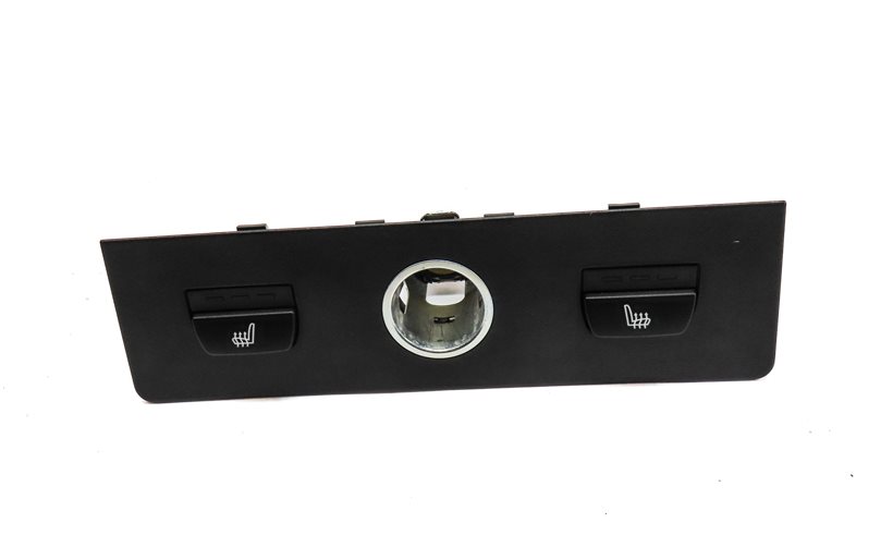 Thumbnail 2: 2014 BMW X3 (F25) REAR HEATED SEAT CONTROL SWITCH PANEL w/ 12V POWER SOCKET