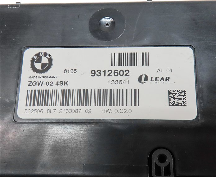 Thumbnail 5: 2011-2018 BMW X3 X4 (F25 F26) CENTRAL GATEWAY CONTROL MODULE COMPUTER