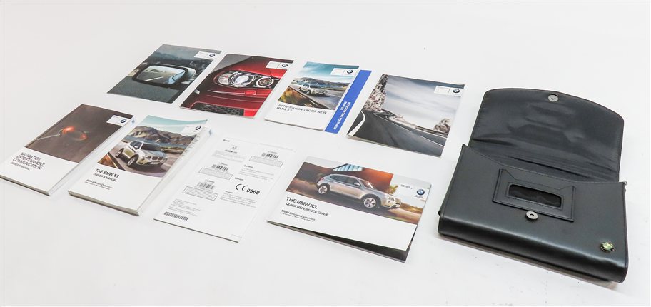 2014 BMW X3 (F25) 2.0L (N20) ENGINE OWNER'S MANUAL BOOKLET SET/9 w/CASE