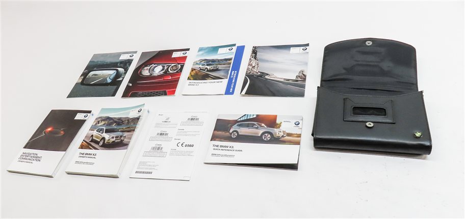 Thumbnail 2: 2014 BMW X3 (F25) 2.0L (N20) ENGINE OWNER'S MANUAL BOOKLET SET/9 w/CASE