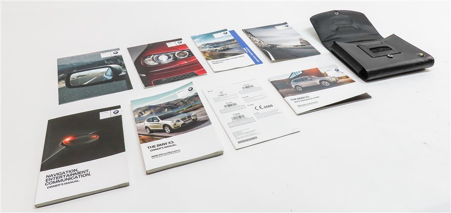 Thumbnail 3: 2014 BMW X3 (F25) 2.0L (N20) ENGINE OWNER'S MANUAL BOOKLET SET/9 w/CASE