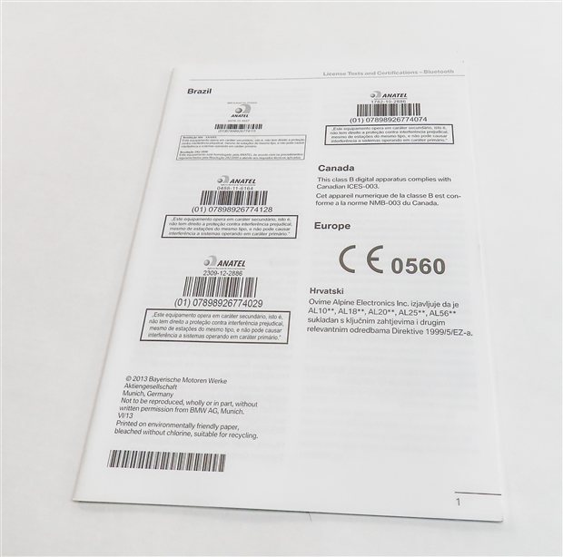 Thumbnail 4: 2014 BMW X3 (F25) 2.0L (N20) ENGINE OWNER'S MANUAL BOOKLET SET/9 w/CASE