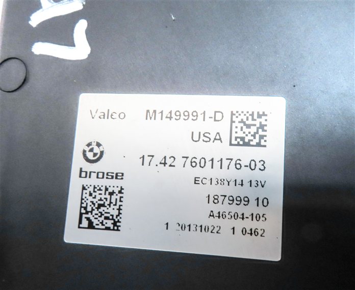 Thumbnail 7: 13-18 BMW X3 X4 (F25 F26) 2.0L N20 TURBO ENGINE RADIATOR COOLING FAN w/ SHROUD