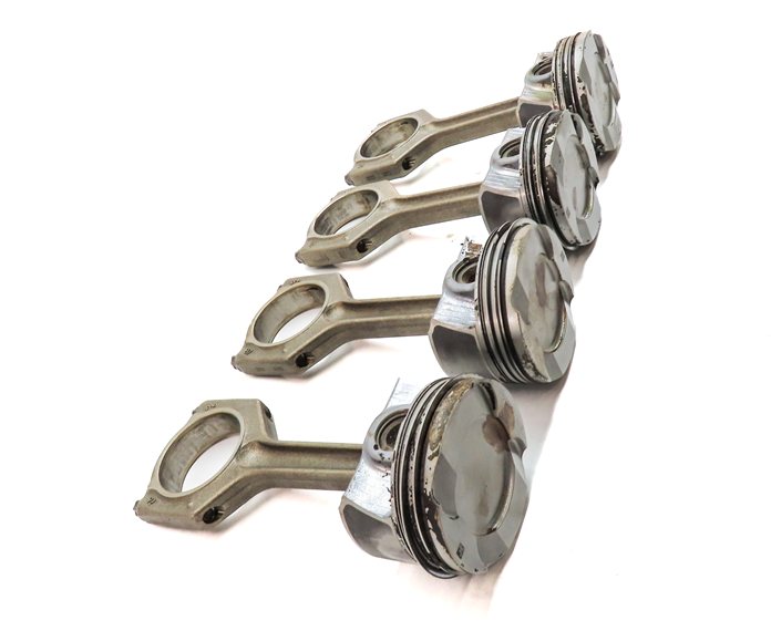 Thumbnail 4: 14-18 BMW 2 3 4 5 X1 X3 X5 Z4 2.0L (F10 F22 F30) TURBO N20 N26 PISTON & ROD SET4