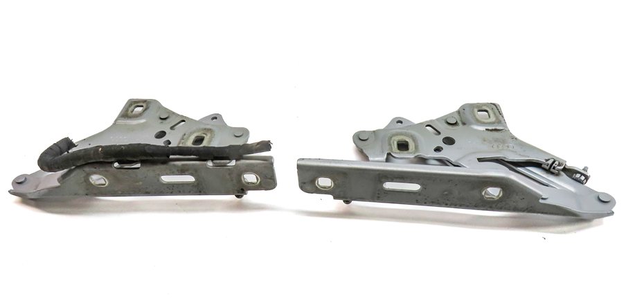 Thumbnail 3: 17-24 AUDI A4 S4 B9 8W 8V FRONT LEFT & RIGHT HOOD LID HINGE LIFT SET/2 (Silver)