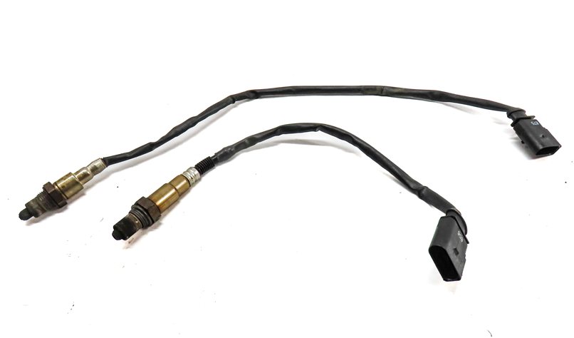 Thumbnail 2: 2017 AUDI A4 (B9 8W) 2.0L (CYMC) ENGINE OXYGEN O2 LAMBDA PROBE WIRE SENSOR SET/2