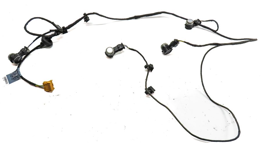 Thumbnail 3: 17 AUDI A4 B9 8W REAR PARK ASSIST PDC DISTANCE CONTROL WIRE SENSOR SET/4(Silver)