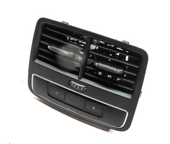 17 AUDI A4 (B9 8W) REAR CENTER CONSOLE HEAT AIR AC HVAC DUAL VENT w/TRIM (Black)