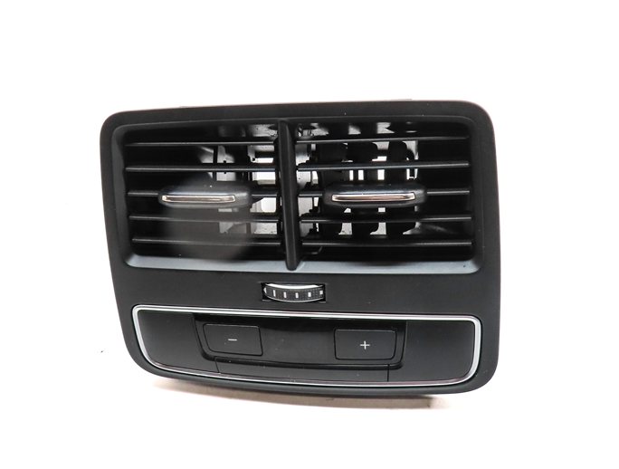Thumbnail 2: 17 AUDI A4 (B9 8W) REAR CENTER CONSOLE HEAT AIR AC HVAC DUAL VENT w/TRIM (Black)