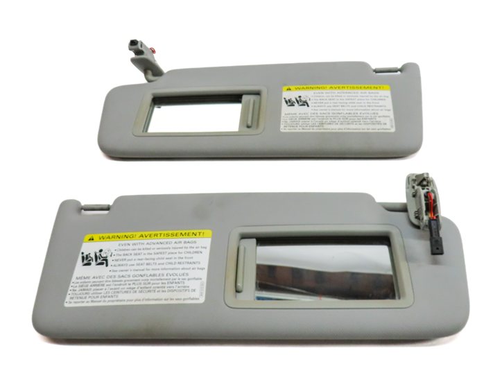 Thumbnail 5: 2017-2019 AUDI A4 (B9 8W) FRONT LEFT & RIGHT SUNVISOR SHADE SET-2 (Gray)