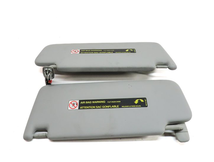 Thumbnail 7: 2017-2019 AUDI A4 (B9 8W) FRONT LEFT & RIGHT SUNVISOR SHADE SET-2 (Gray)