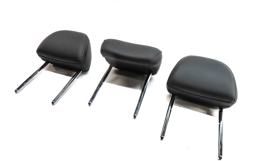17-19 AUDI A4 ALLROAD (B9 8W) REAR SEAT LEFT CENTER RIGHT HEADREST SET-3 (Black)