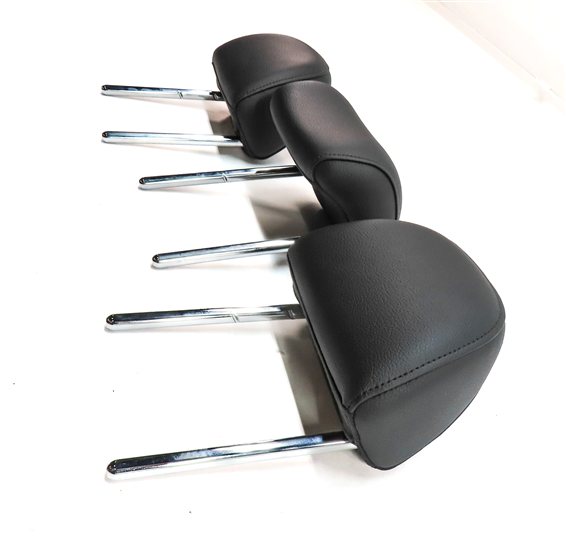 Thumbnail 3: 17-19 AUDI A4 ALLROAD (B9 8W) REAR SEAT LEFT CENTER RIGHT HEADREST SET-3 (Black)