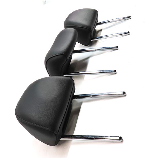 Thumbnail 4: 17-19 AUDI A4 ALLROAD (B9 8W) REAR SEAT LEFT CENTER RIGHT HEADREST SET-3 (Black)
