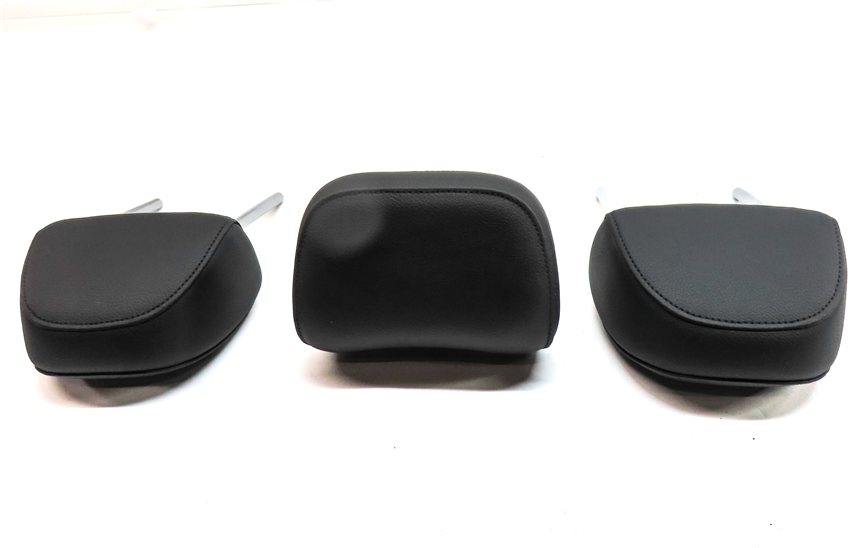 Thumbnail 6: 17-19 AUDI A4 ALLROAD (B9 8W) REAR SEAT LEFT CENTER RIGHT HEADREST SET-3 (Black)