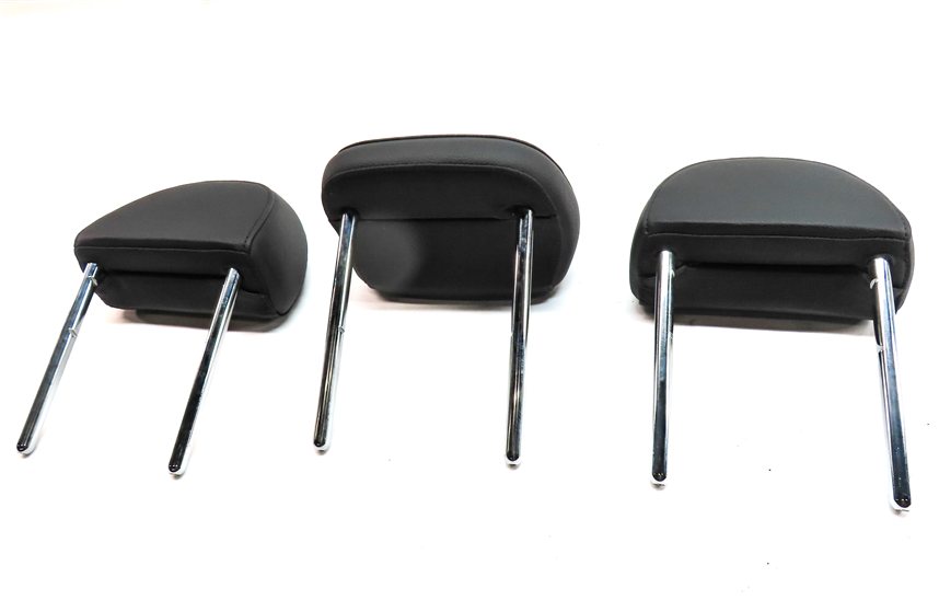 Thumbnail 7: 17-19 AUDI A4 ALLROAD (B9 8W) REAR SEAT LEFT CENTER RIGHT HEADREST SET-3 (Black)