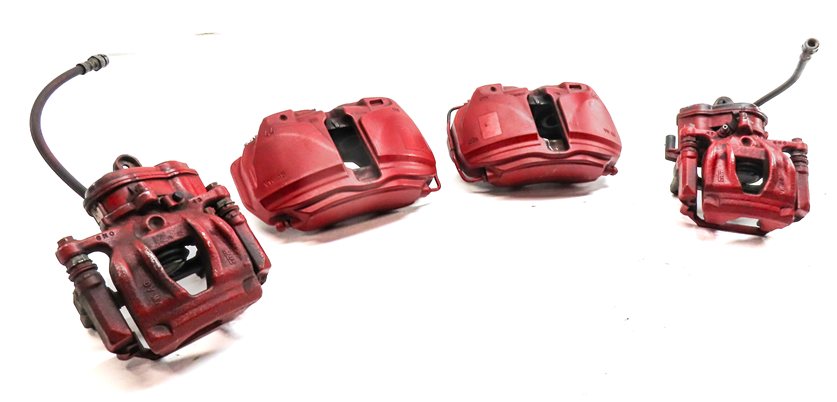 Thumbnail 3: 2017-2019 AUDI A4 A5 (B9 8W 8W6) FRONT/REAR LEFT/RIGHT BRAKE CALIPER SET-4