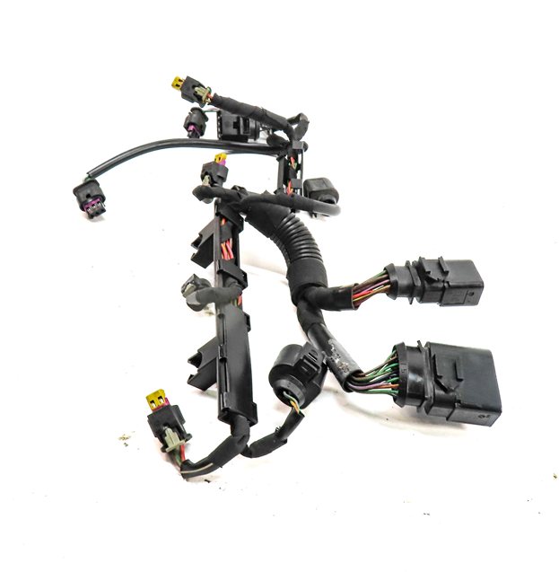Thumbnail 3: 2012 AUDI A4 (B8 8K) 2.0L (CAEB) ENGINE FUEL INJECTOR WIRE WIRING HARNESS LOOM