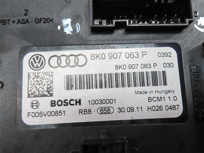 Thumbnail 17: 2012 AUDI A4 A5 (B8 8K 8T) 2.0L ECM BCM GATEWAY IMMOBILIZER MODULE KEY SET/9