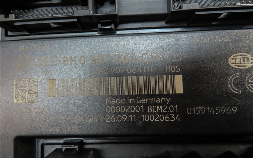 Thumbnail 18: 2012 AUDI A4 A5 (B8 8K 8T) 2.0L ECM BCM GATEWAY IMMOBILIZER MODULE KEY SET/9
