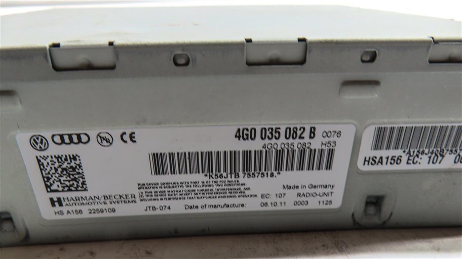 Thumbnail 6: 2012 AUDI A4 (B8 8K) RADIO STEREO RECEIVER CONTROL MODULE UNIT