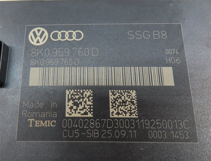 Thumbnail 6: 2012 AUDI A4 (B8 8K) FRONT LEFT DRIVER SEAT CONTROL MODULE