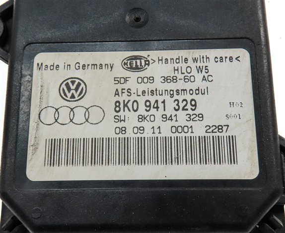 Thumbnail 11: 2012 AUDI A4 (B8 8K) FRONT LEFT HEADLIGHT HEAD LIGHT LAMP CONTROL MODULE SET/3