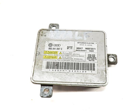 Thumbnail 7: 2012 AUDI A4 (B8 8K) FRONT LEFT HEADLIGHT HEAD LIGHT LAMP CONTROL MODULE SET/3