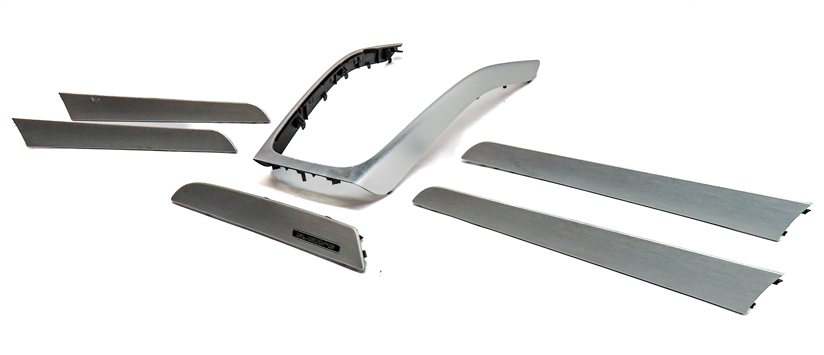 2012 AUDI A4 (B8 8K) INTERIOR DASH CENTER CONSOLE DOOR TRIM SET/6 (Matte)