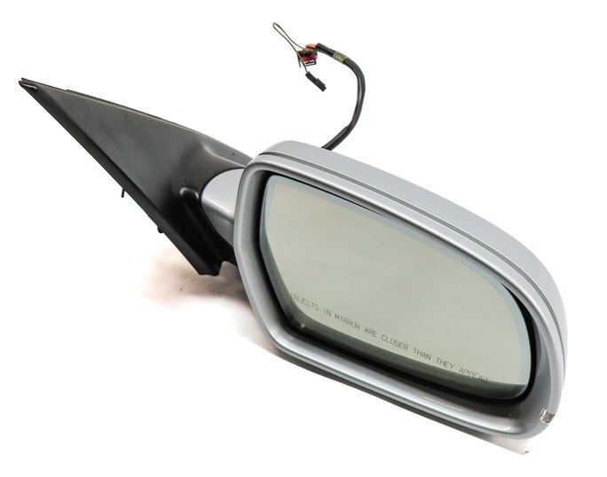 12-14 AUDI A4 B8 8T RIGHT PASSENGER MEMORY PFOLD HEAT BLIND DOOR MIRROR (Silver)