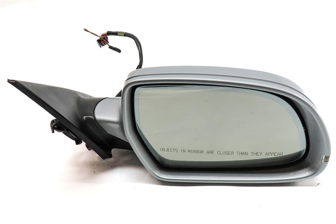 Thumbnail 3: 12-14 AUDI A4 B8 8T RIGHT PASSENGER MEMORY PFOLD HEAT BLIND DOOR MIRROR (Silver)