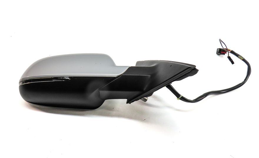 Thumbnail 6: 12-14 AUDI A4 B8 8T RIGHT PASSENGER MEMORY PFOLD HEAT BLIND DOOR MIRROR (Silver)