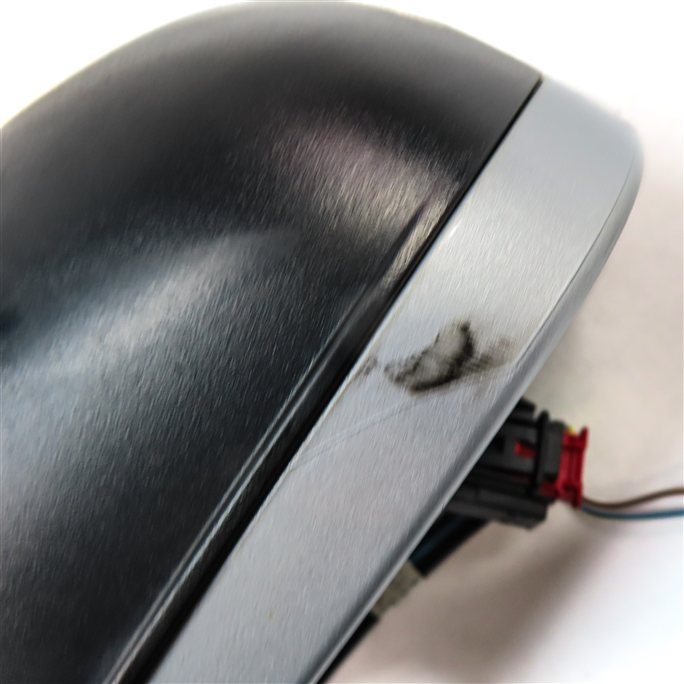 Thumbnail 10: 12-14 AUDI A4 B8 8T LEFT DRIVER MEMORY PFOLD HEAT BLIND DOOR MIRROR (Silver)