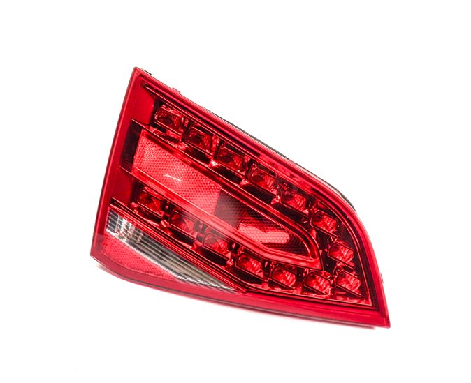 10-12 AUDI A4 S4 (B8 8K) REAR LEFT DRIVER INNER TRUNK TAILLIGHT LIGHT LAMP LED