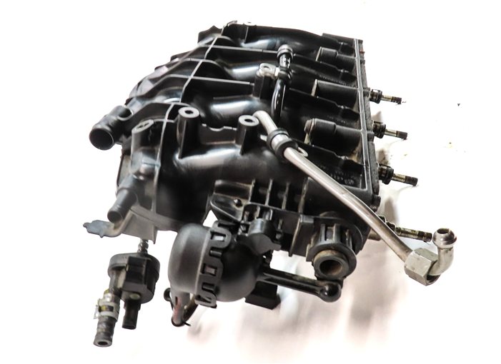 Thumbnail 4: 2012 AUDI A4 (B8 8K) 2.0L (CAEB) ENGINE INTAKE MANIFOLD w/ FUEL RAIL & INJECTORS