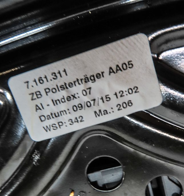 Thumbnail 8: 15-20 BMW 428i 430i 435i 440i F32 CONVERTIBLE FRONT LEFT DRIVER SEAT TRACK