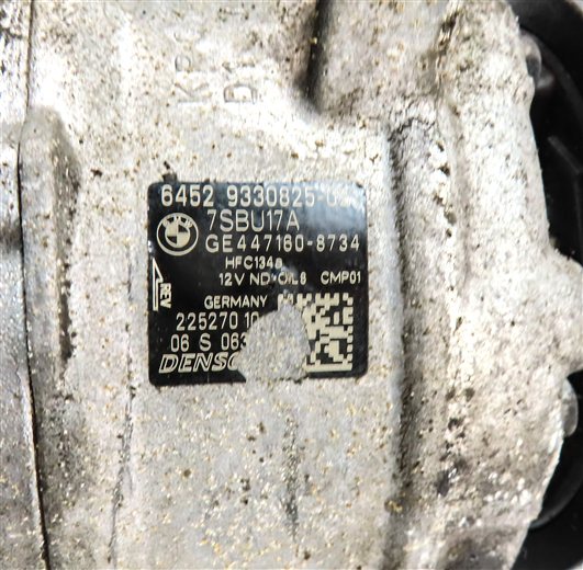 Thumbnail 6: 12-18 BMW 328i 428i 535i 740i X5 (F30 F31 F33 F01 F10 F15) A/C COMPRESSOR PUMP